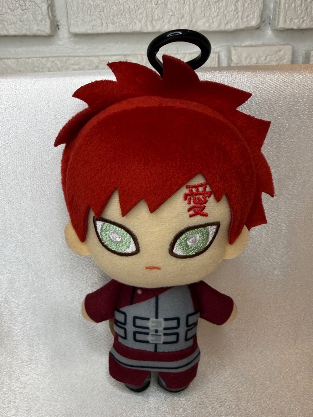 Naruto Shippuden Tomonui Series 2 Gaara Plush Hanger / Bag Clip